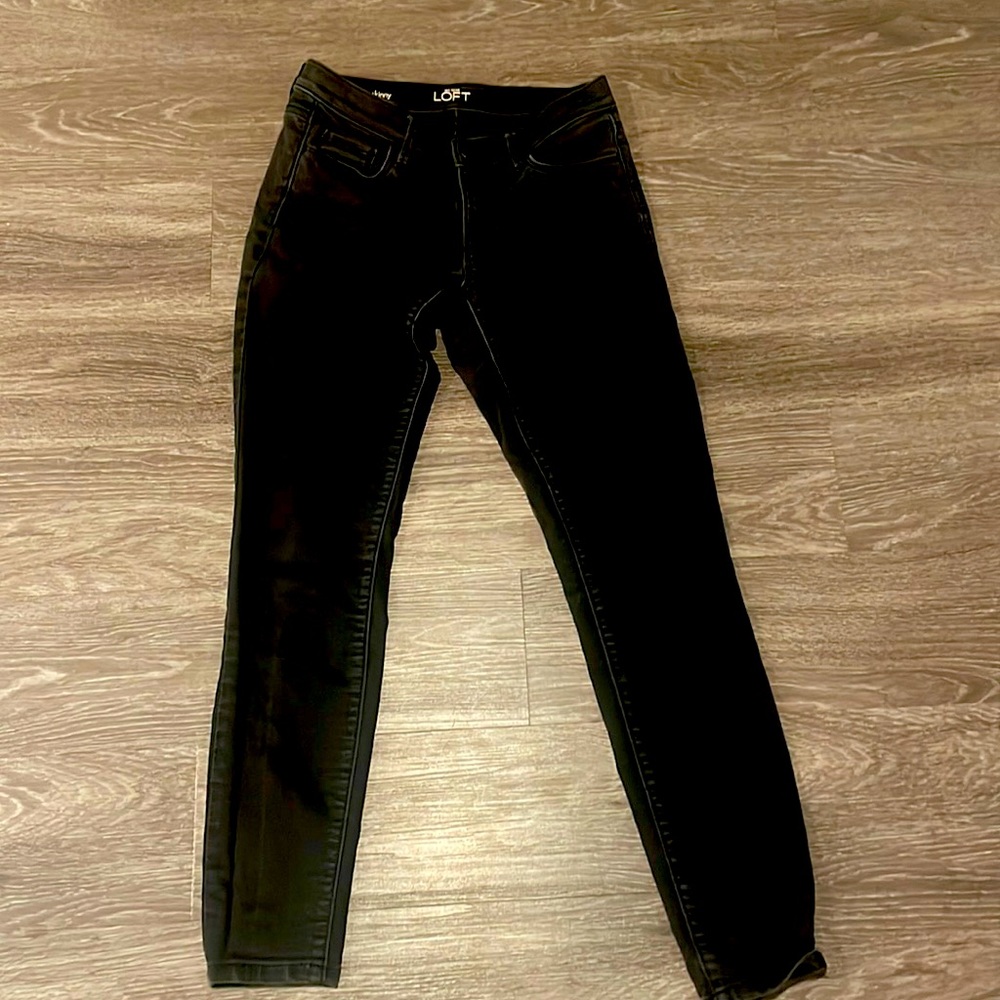 Loft Black Skinny Jeans